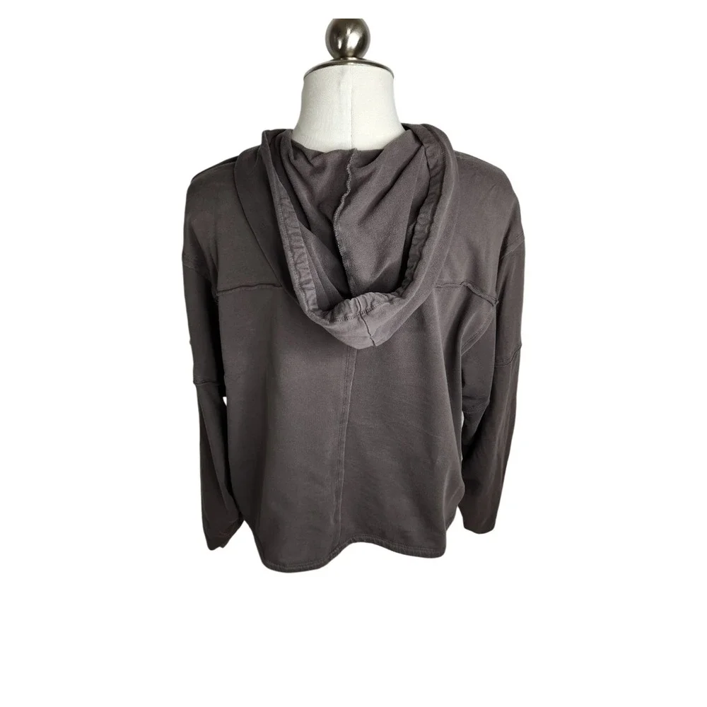 Young Fabulous‎ & Broke YFB Hoodie Size Medium Gray Full Zip Sweatshirt Comfy